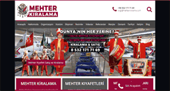 Desktop Screenshot of mehterkiralama.com